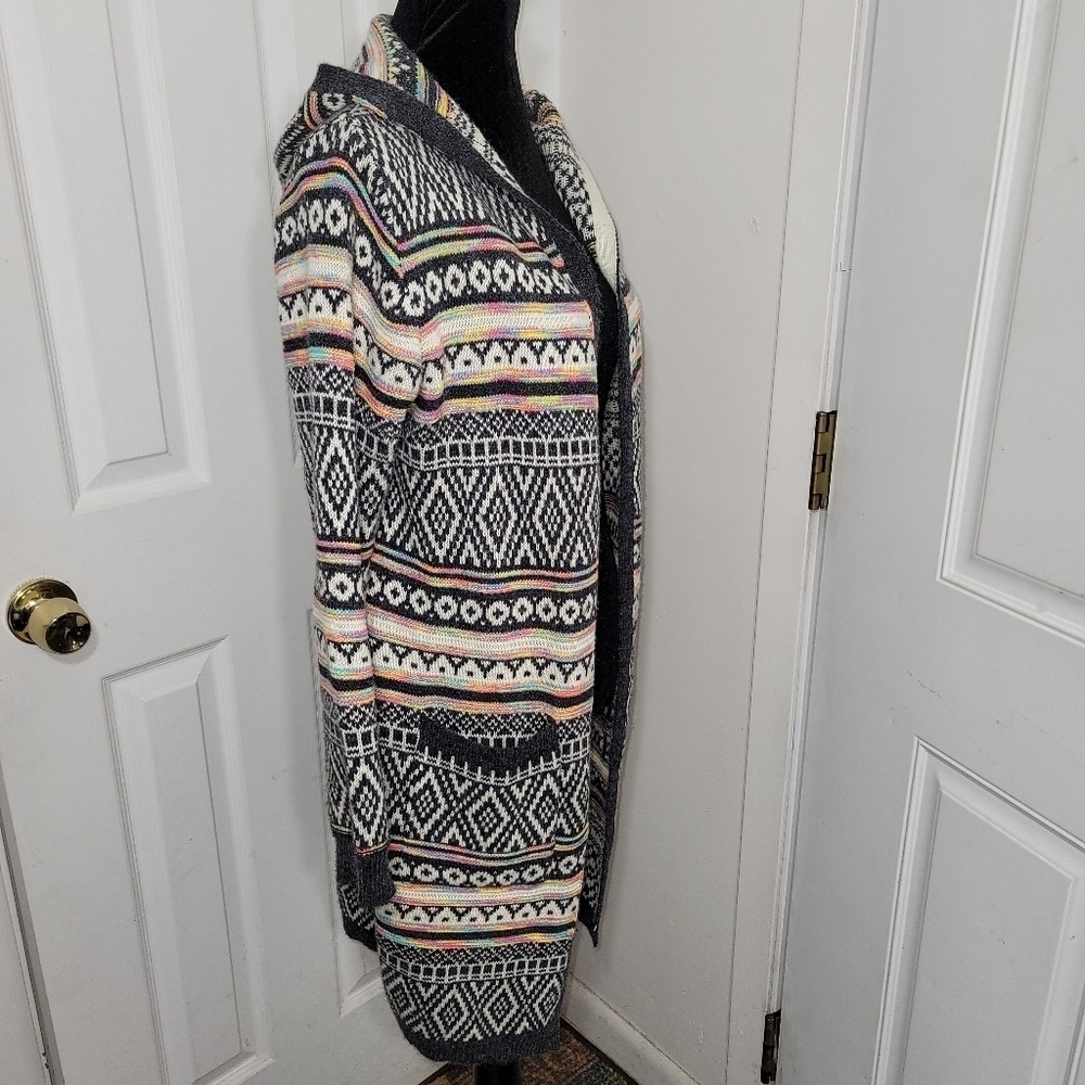 Monteau Multicolor Patterned Cardigan - image 4